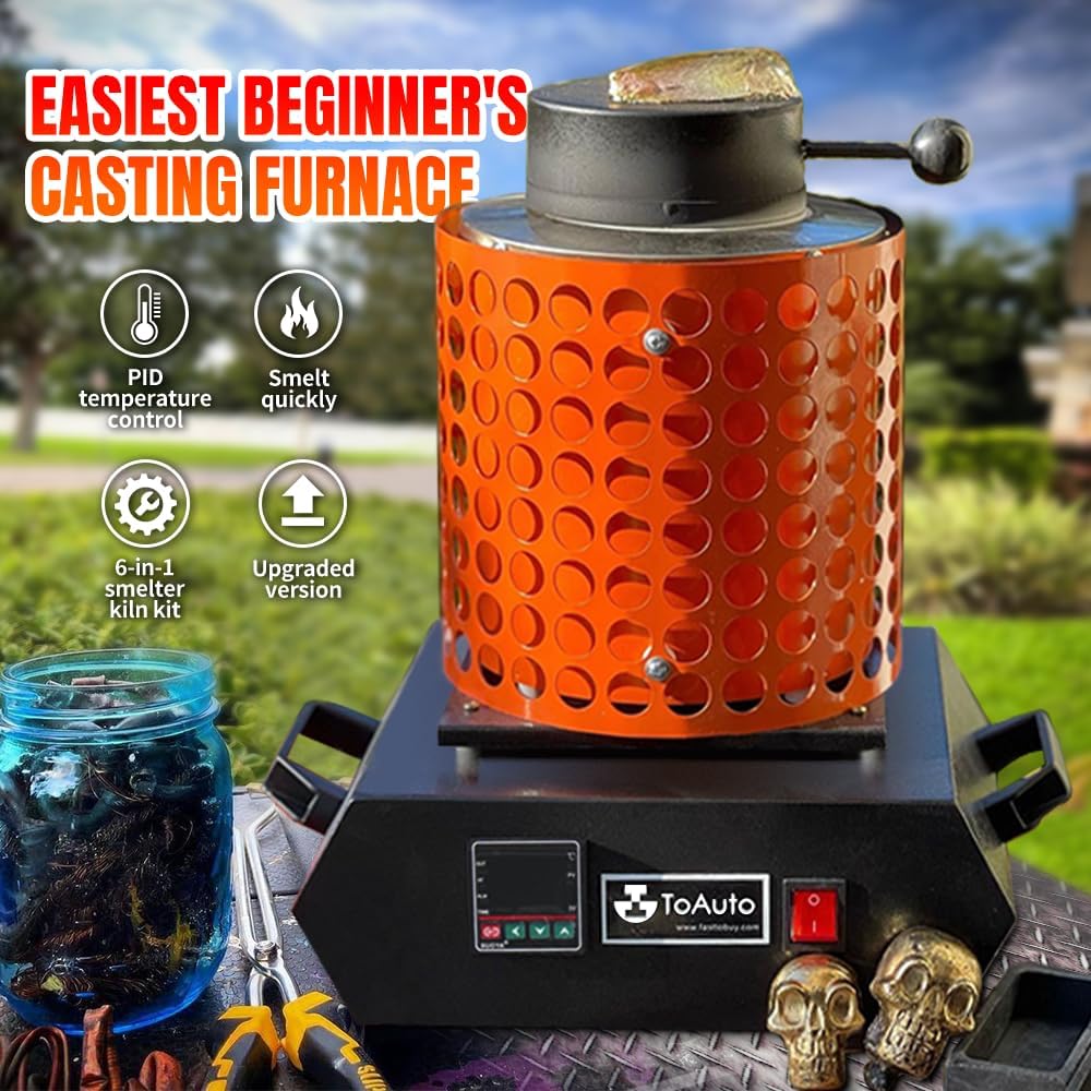 TOAUTO Upgraded Gold Melting Furnace TGF3000-V1.1